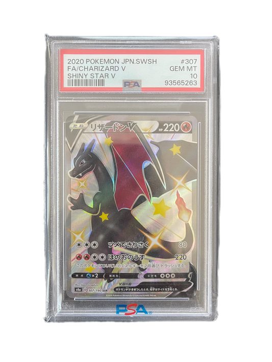 SHINY CHARIZARD V SLAB